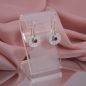 Preview: Ohrhnger aus Silber mit Turmalin Cabochon pink